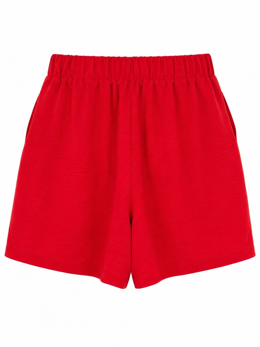 ZENANA Airflow Woven Women's Red Shorts - Picture 2 of 2